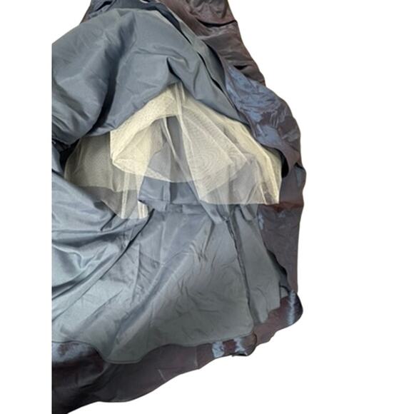 NWT!! "BILL LEVKOFF" Purple/Blue Iridescent Strapless Dress Prom Formal SZ 10 - Picture 15 of 16